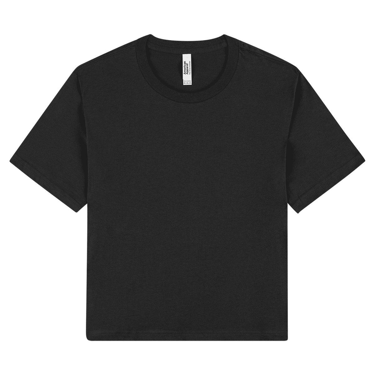 102 American Apparel Women's Fine Jersey Boxy T-Shirt