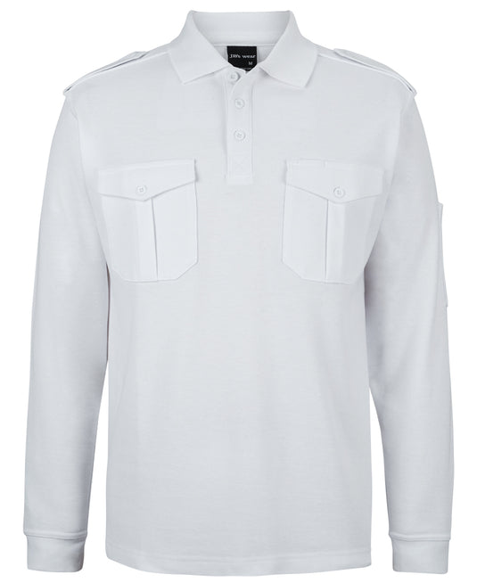 210EL JB's L/S 250 Epaulette Polo