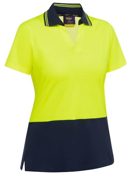 BKL1234 Bisley Womens Hi Vis V-Neck Polo