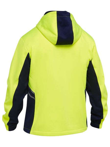 BK6571 Bisley Hi Vis Liquid Repellent Fleece Hoodie