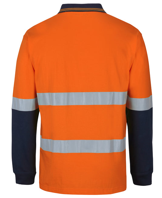 6DCPL JB's Hi Vis (D+N) L/S Cotton Polo