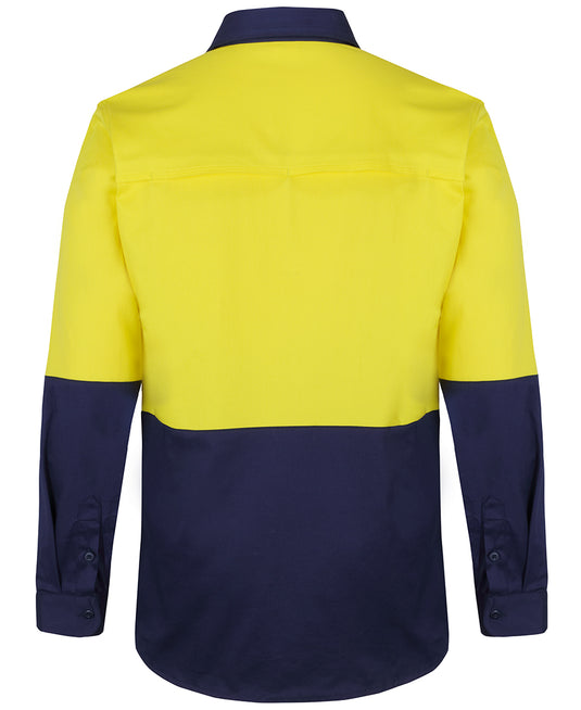 6HSWL JB's Hi Vis L/S Stretch Work Shirt