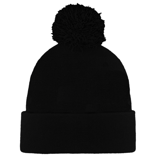 B1900 Headwear24 Cuffed Knitted Pom Pom Beanie