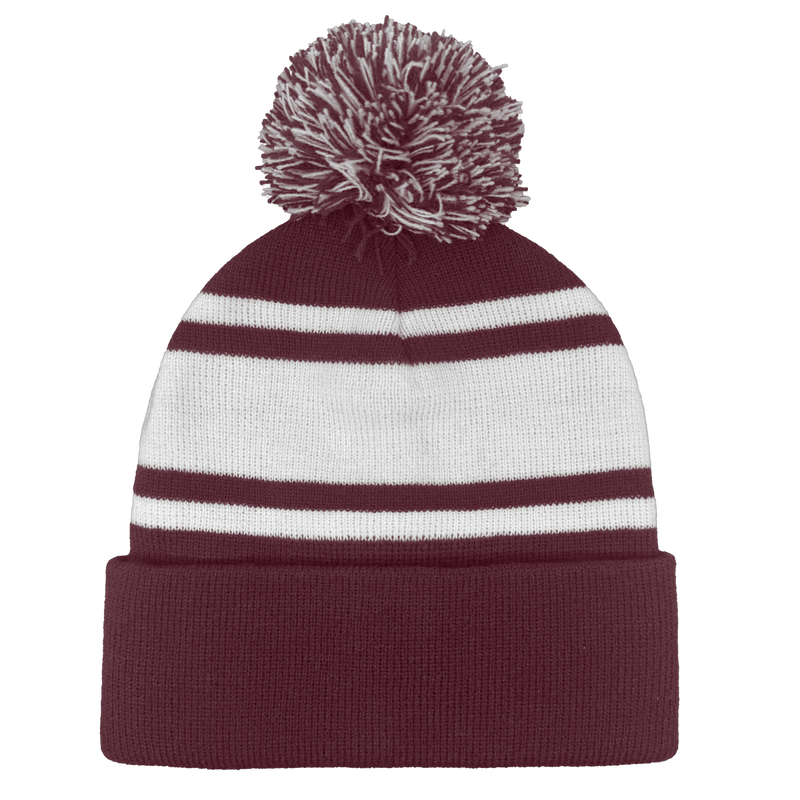 Load image into Gallery viewer, B1900 Headwear24 Cuffed Knitted Pom Pom Beanie