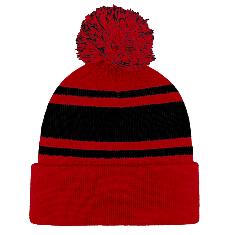 Load image into Gallery viewer, B1900 Headwear24 Cuffed Knitted Pom Pom Beanie