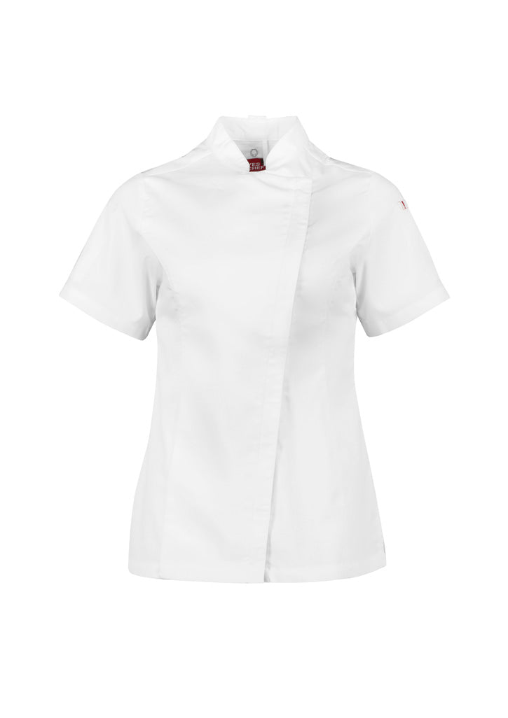 CH330LS Bizcollection Alfresco Womens Short Sleeve Chef Jacket