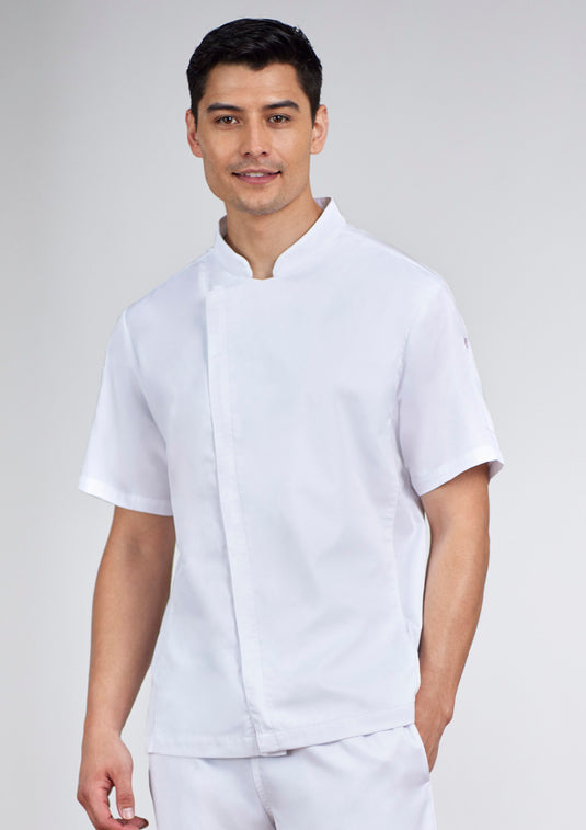 CH330MS Bizcollection Alfresco Mens Short Sleeve Chef Jacket