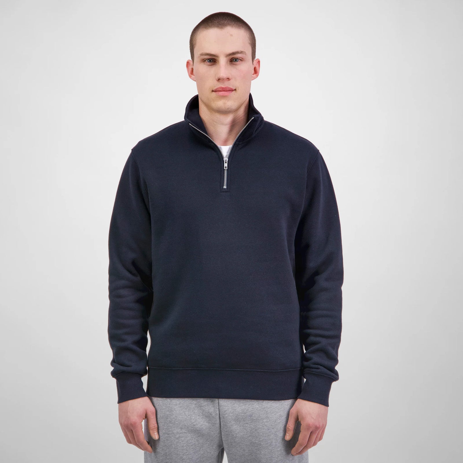 Black Mens Everyday 1/4 Zip