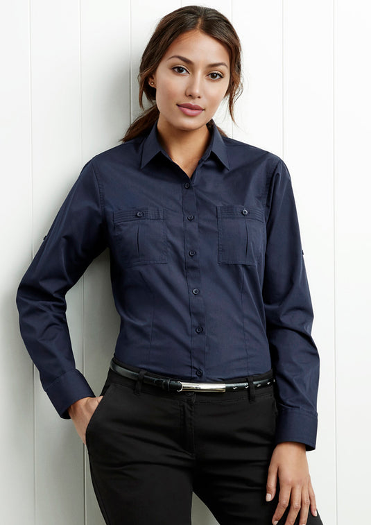 S306LL BizCollection Bondi Ladies Roll-Up Shirt