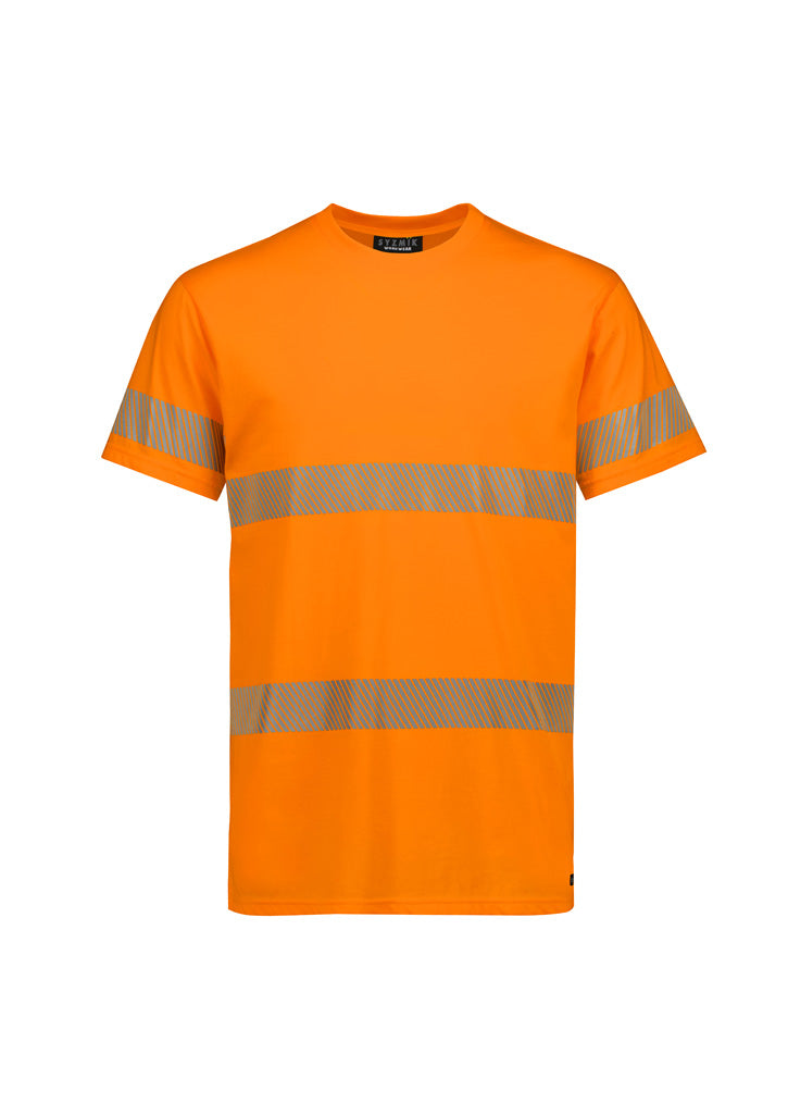ZH510 Syzmik Mens Hi Vis Segmented Tape Cotton Tee Shirt