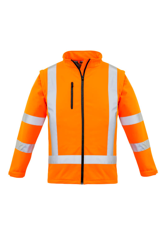 ZJ770 Syzmik Womens Hi Vis Rail X Back 2 In 1 Softshell Jacket