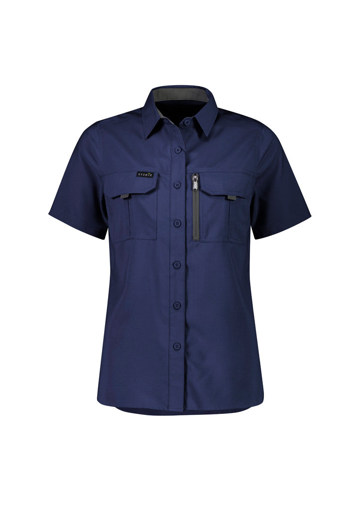 ZW765 Syzmik Womens Outdoor Short Sleeve shirt
