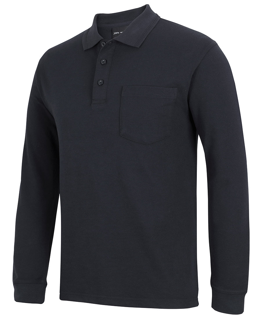 Wholesale 210PL JB's 210 L/S POCKET POLO Printed or Blank