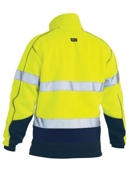 Wholesale BK6989T Bisley Taped Hi Vis Fleece Pullover Printed or Blank