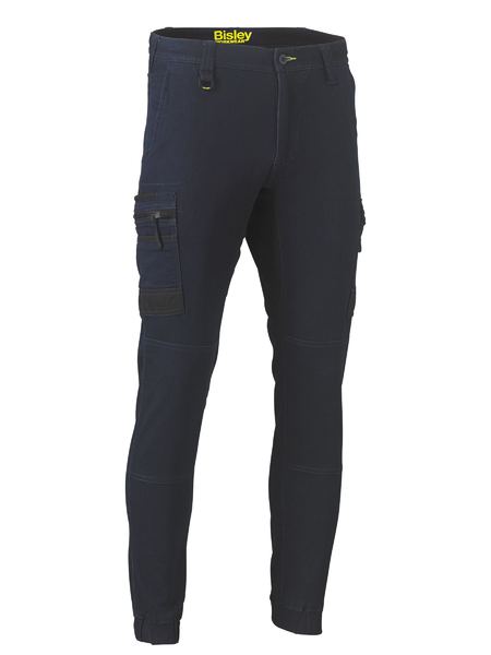 Wholesale BPC6335 Bisley Flex & Move Stretch Denim Cargo Cuffed Pants - Regular Printed or Blank
