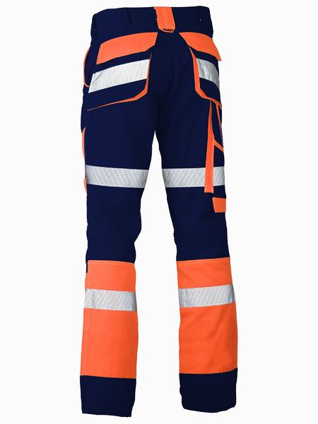 Wholesale BP6412T Bisley Taped Biomotion Contrast Hi Vis Pant Printed or Blank