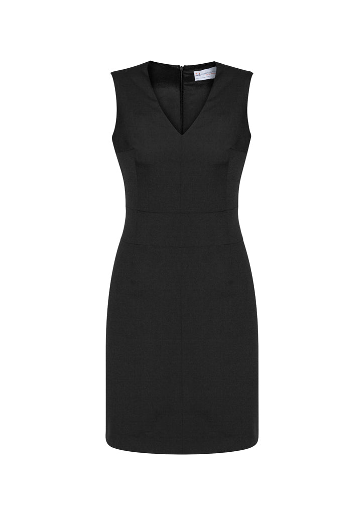 Wholesale 34021 BIZCORPORATES WOMENS SLEEVELESS V NECK DRESS Printed or Blank