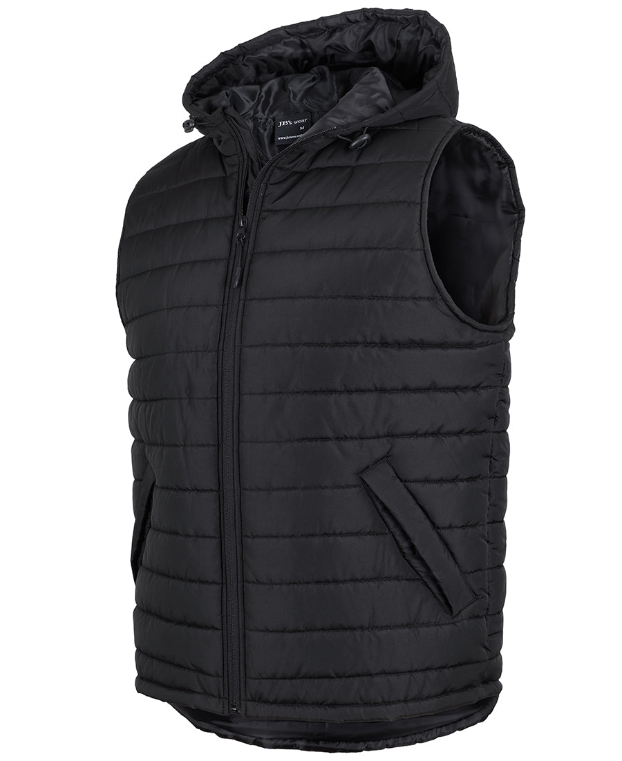 Wholesale 3AHV JB's HOODED PUFFER VEST Printed or Blank