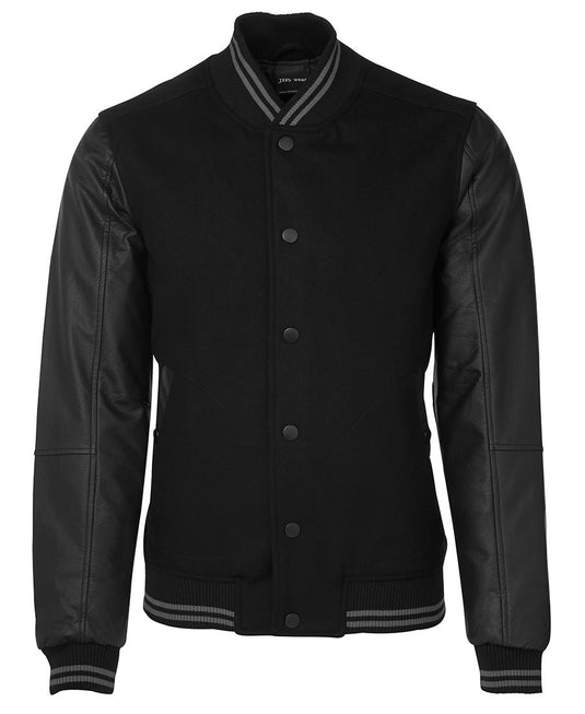 Wholesale 3BLJ JB's ART LEATHER BASEBALL JACKET Printed or Blank