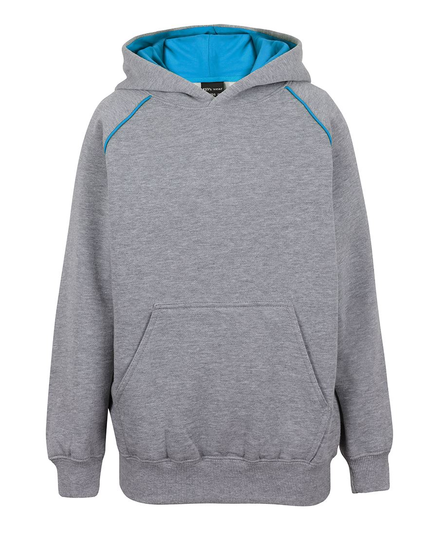 Wholesale 3CFH JB's Kids Contrast Fleecy Hoodie Printed or Blank