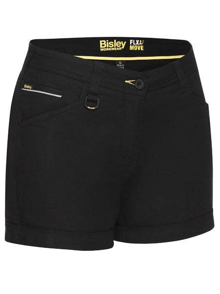 Wholesale BSHL1045 Bisley WOMEN'S FLX & MOVE™ SHORT Printed or Blank