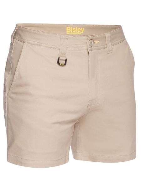 Wholesale BSH1008 BISLEY STRETCH COTTON DRILL SHORT SHORT Printed or Blank