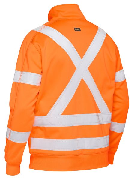 Wholesale BK6814XT BISLEY X TAPED HI VIS 1/4 ZIP PULLOVER Printed or Blank