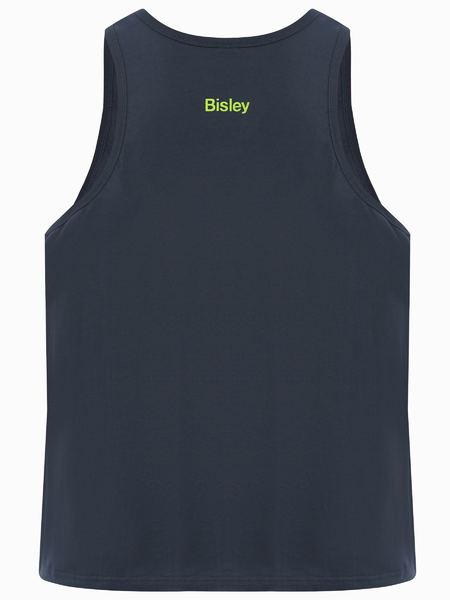 BKS063 Bisley Cotton Logo Singlet