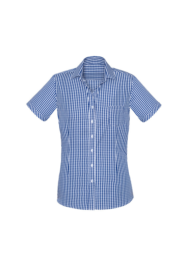 Wholesale 43412 BizCorporates WOMENS SPRINGFIELD SHORT SLEEVE SHIRT Printed or Blank