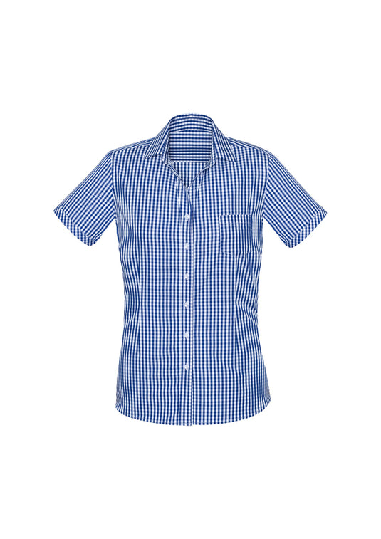 Wholesale 43412 BizCorporates WOMENS SPRINGFIELD SHORT SLEEVE SHIRT Printed or Blank