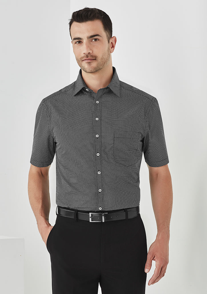 Wholesale 44522 Biz Corporates MENS OSCAR SHORT SLEEVE SHIRT Printed or Blank