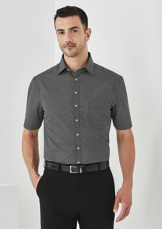 Wholesale 44522 Biz Corporates MENS OSCAR SHORT SLEEVE SHIRT Printed or Blank