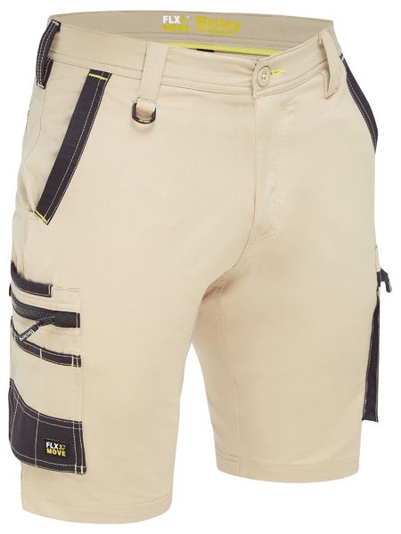 BSHC1332 Bisley Flex & Move 4-Way Stretch Zip Cargo Short