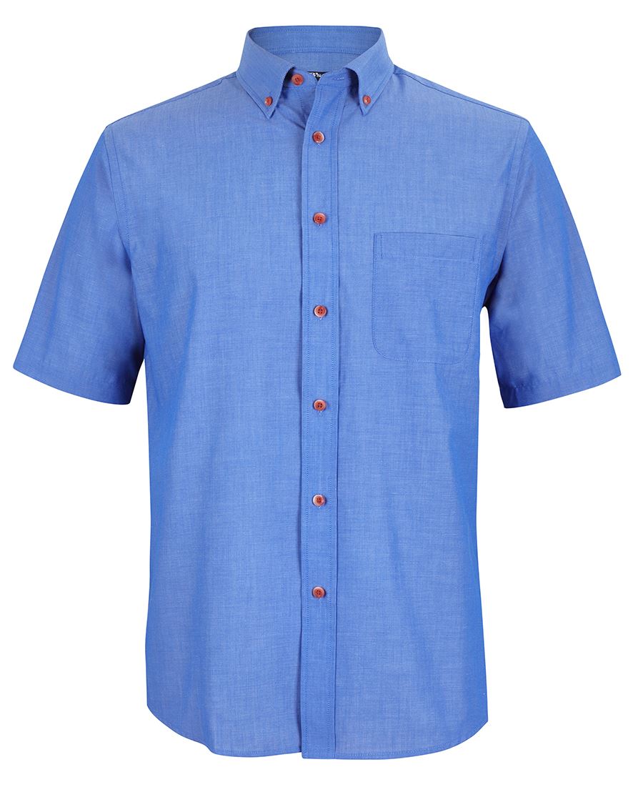Wholesale 4ICS JB's S/S CHAMBRAY SHIRT Printed or Blank