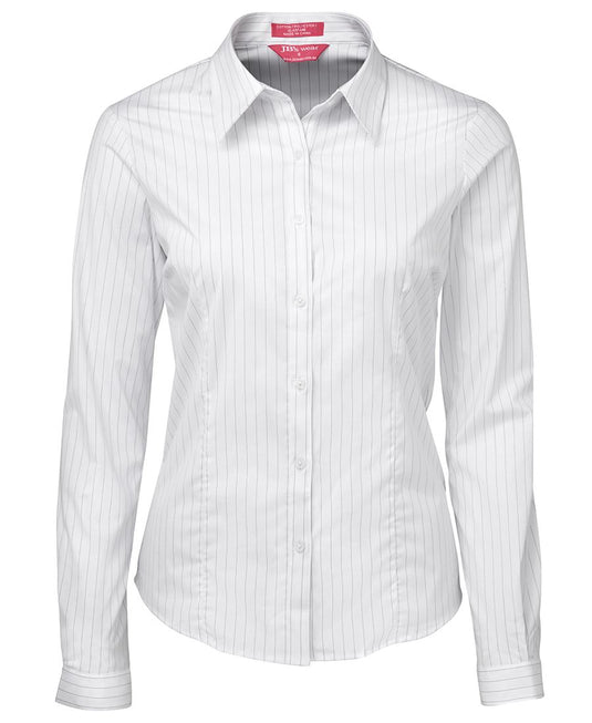 Wholesale 4PLUL JB's LADIES URBAN L/S POPLIN SHIRT Printed or Blank
