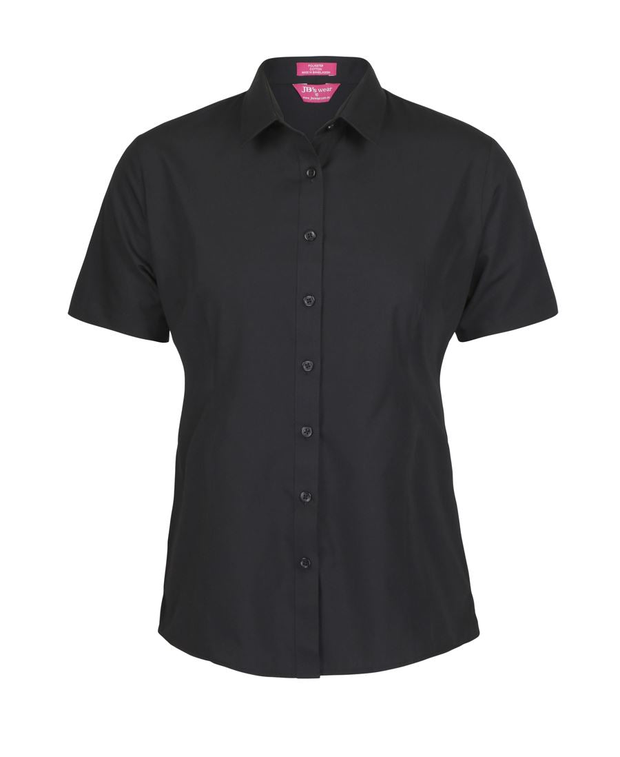 Wholesale 4PS1S JB's LADIES S/S CLASSIC POPLIN SHIRT Printed or Blank