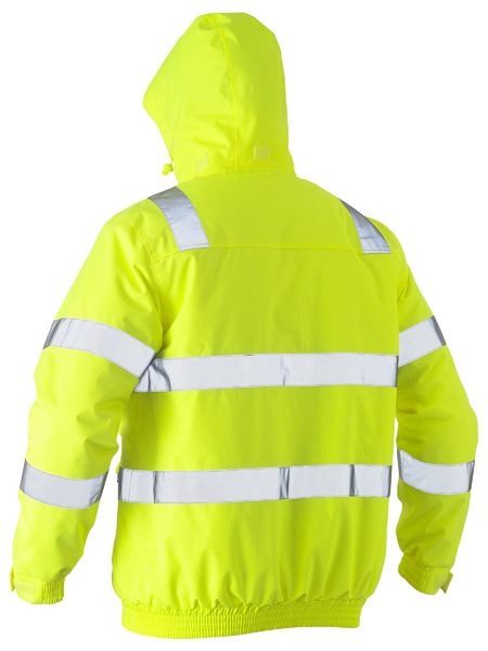 BJ6770T Bisley Taped Hi Vis Wet Weather Bomber Jacket