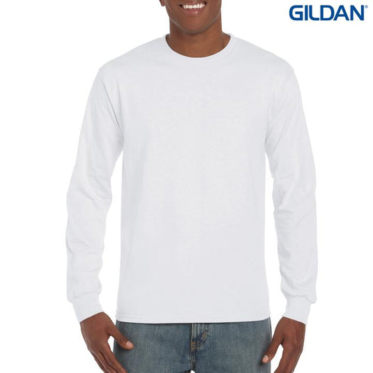 Wholesale 5400 Gildan Heavy Cotton Adult Long Sleeve T-Shirt Printed or Blank