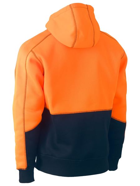 Wholesale BK6619 Bisley Hi Vis Fleece Hoodie Pullover Printed or Blank