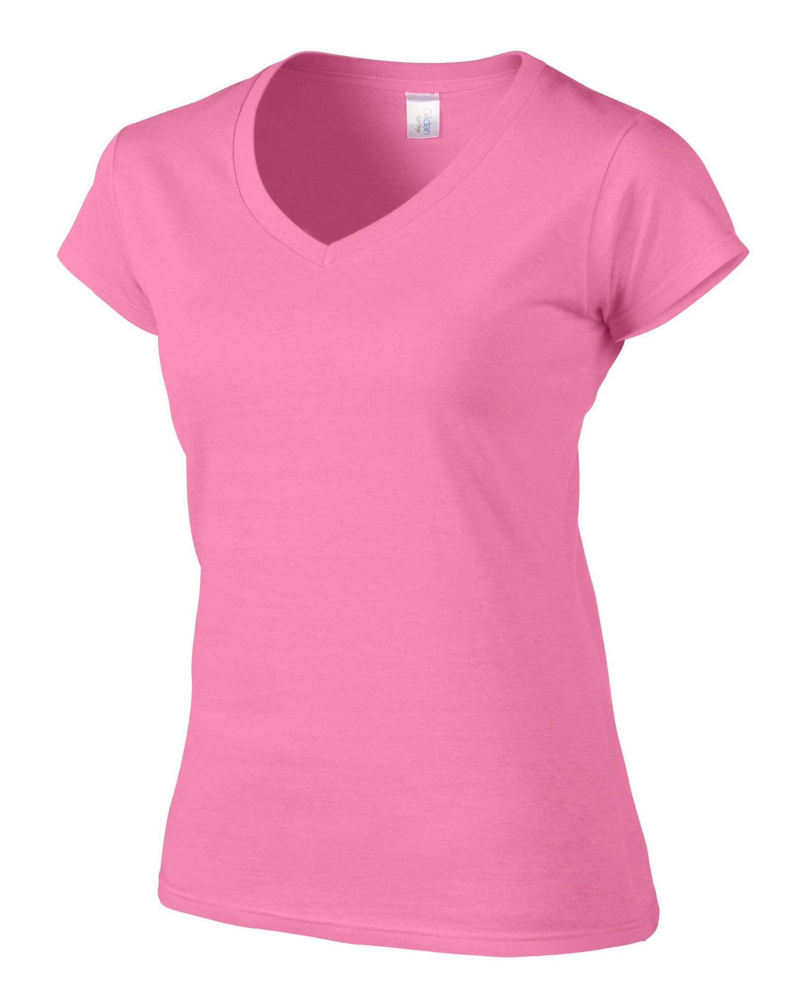 Wholesale Gildan 64V00L Womens V-neck T-shirt Printed or Blank