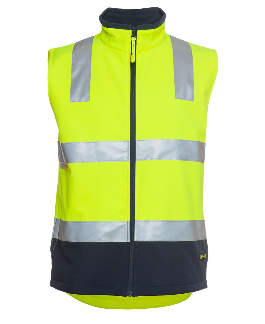 Wholesale 6D4LK JB's HV 4602.1 (D+N) SOFTSHELL VEST Printed or Blank