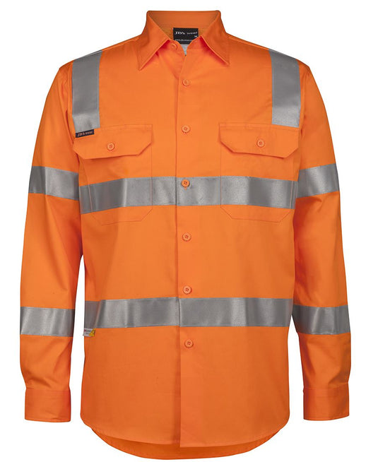 Wholesale 6DNWR JB's HV (D+N) L/S 150G VIC RAIL W/SHIRT Printed or Blank