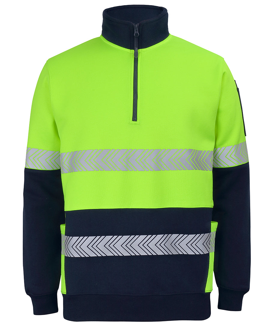 Wholesale 6DPS JB's HV 330G 1/2 ZIP SEGMENTED TAPE FLEECE Printed or Blank