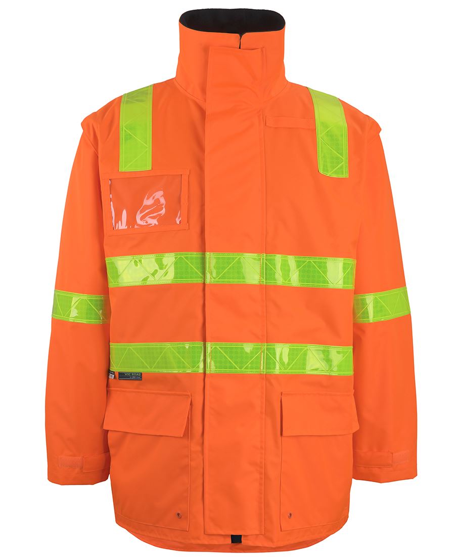 Wholesale 6DVRL JB's VIC ROAD (D+N) ZIP OFF SLEEVE LONGLINE JACKET Printed or Blank