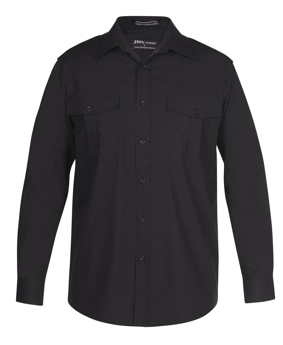 Wholesale 6E JB's L/S EPAULETTE SHIRT Printed or Blank