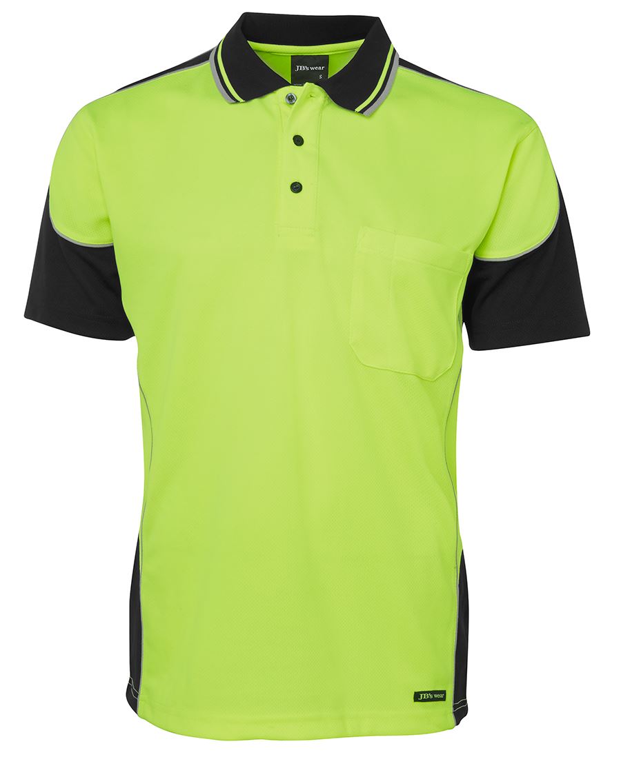 Wholesale 6HCP4 JB's HV 4602.1 S/S CONTRAST PIPING POLO Printed or Blank