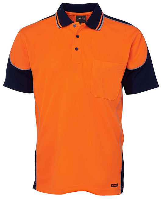 Wholesale 6HCP4 JB's HV 4602.1 S/S CONTRAST PIPING POLO Printed or Blank
