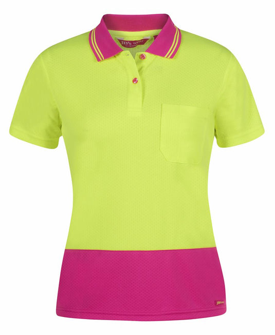 Wholesale 6HJS1 JB's LADIES HV S/S JACQUARD POLO Printed or Blank