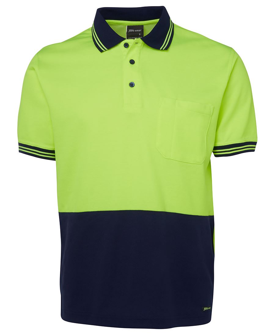 Wholesale 6HPS JB's HV S/S COTTON BACK POLO Printed or Blank