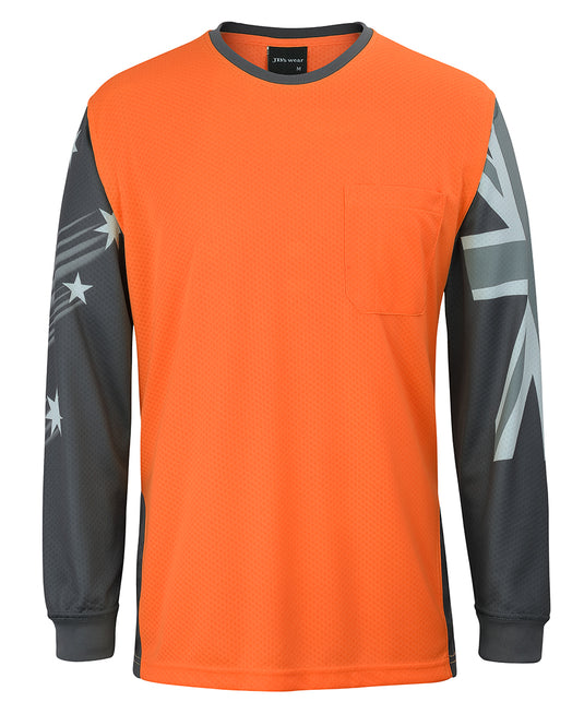 Wholesale 6HSCT JB's HV L/S SOUTHERN CROSS TEE Printed or Blank